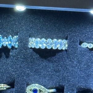 Elegant 18k Gold plate anniversary ring